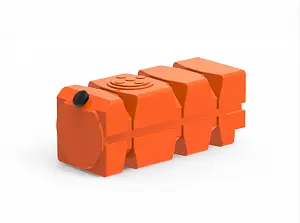Пластиковая емкость горизонтальная FG-1000 (160 мм) (Оранжевый) 1
